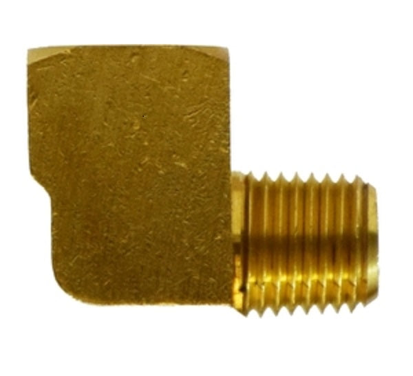 Brass Pipe Fitting, Street Elbow, 3/8 in. Female NPT x 3/8 in. Male NPT, Adapters, Pipe Fittings, Fittings, All Products