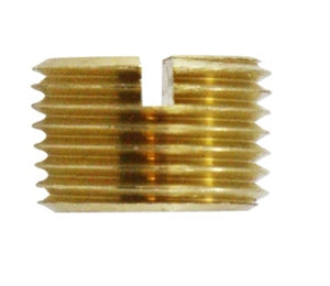 1/8" Slotted Head Plug Brass Fitting Pipe 28174