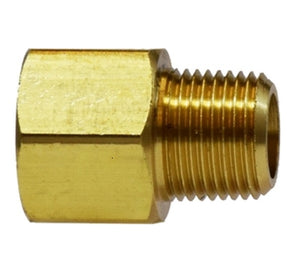 1/2" X 3/8" Extender Adapter LP FIP X MIP Brass Fitting Pipe 28195L