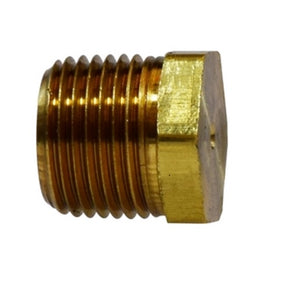 1/2" Solid Hex BRS Plug Brass Fitting Pipe 28204S