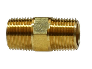 3/8" MIP Hex Nepple Brass Fitting Pipe 28213