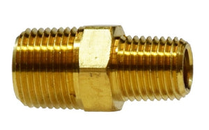 123 3/4" MPT X 1/2" MPT Reducing Hex Nepple Brass Fitting Pipe 06123-1208