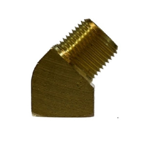 124 1/8" 45 Degree Street Elbow Brass Fitting Pipe 06124-02
