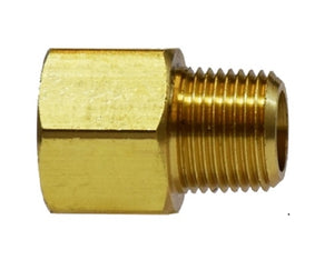 1/8" X 1/8" Extender Adapter FIP X MIP Brass Fitting Pipe 28190