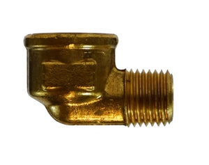 1/2" X 3/8" Street Elbow Forged Reducing 90 Degree Brass Fitting Pipe 28265B
