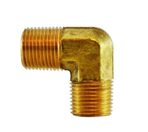 1/2" Barstock Elbow 90 Degree Male X Male Brass Fitting Pipe 28269B