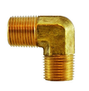 130F 1/2" Forged 90 Degree Elbow Brass Fitting Pipe 06230-08