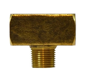 1/8" Male Branch Tee FIP x FIPXMIP Brass Fitting Pipe 28281