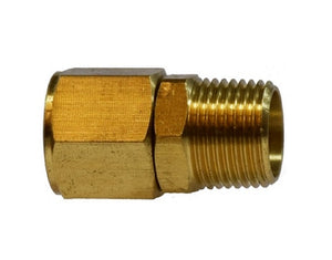 1/4" Swivel Adapter M X F Brass Fitting Pipe 28425