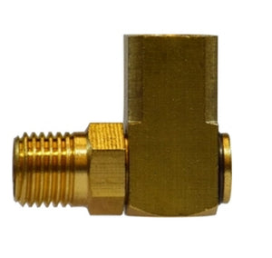 Brass Compression Fittings - 45 Degree Elbows - 1/4 COMP x 1/4 MNPTF