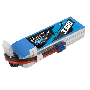 Gens Ace 3300mAh 4S1P 14.8V 45C Lipo Battery Pack With EC3