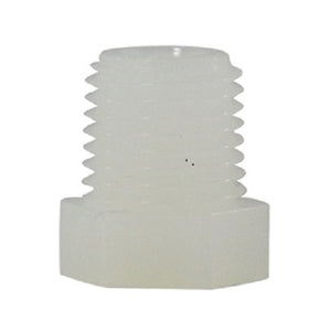 3/4" White Nylon Hex Head Plug Pipe Plastic Fittings 28605W
