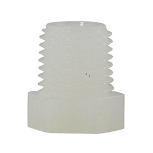 1/8" White Nylon Hex Head Plug Pipe Plastic Fittings 28601W
