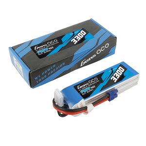 Gens Ace 3300mAh 4S1P 14.8V 45C Lipo Battery Pack With EC3