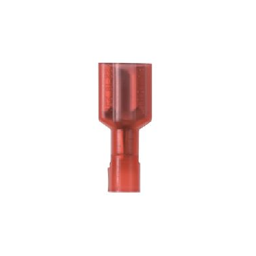 Pan-Term Disconnect, Red, Nylon Tab 18-22 AWG, 0.250 x 0.032