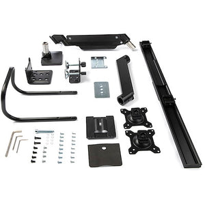 Desk Mount Dual Monitor Arm Ergonomic Dual Monitor VESA Mount 32 (17.6lb) Displays Crossbar Handle for Synchronized Full Motion