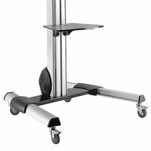 TV Cart Height Adjustable Lockable Wheels