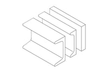 Auxiliary Framing Channel Cable Runway; 0.38"W x 2"H  CPI 10745-106