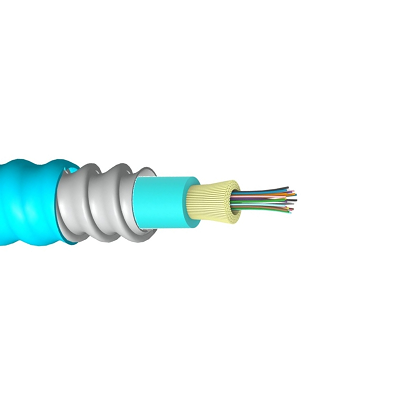 Commscope P-012-DZ-5K-FSUAQ 12 Fiber OM4 Interlocking Armor With Plenum Jacket 12 Fiber Single-Unit