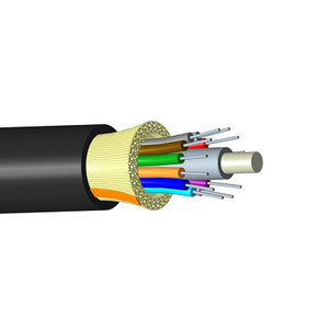 Commscope P-006-OD-8W-FSUBK OS2 Indoor/Outdoor Plenum Distribution Cable Tight Buffered With Black jacket 6 fiber single-unit