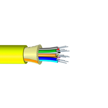 Commscope R-024-DS-8W-FSUYL OS2 Indoor Riser Tight Buffered Yellow Jacket 24 Fiber Single-Unit