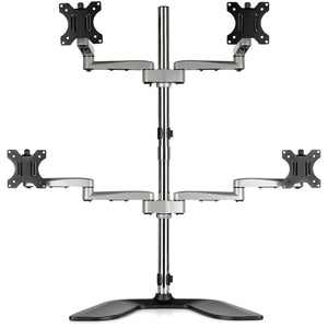 Desktop Quad Monitor Stand Ergonomic VESA 4 Monitor Arm 2x2 up to 32