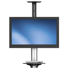 TV Cart Height Adjustable Lockable Wheels