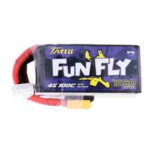 Tattu FunFly 1550mAh 4S1P 14.8V 100C Lipo Battery Pack With XT60 Plug