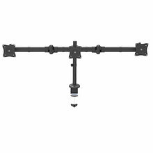 Desk Mount Triple Monitor Arm Ergonomic VESA 3 Monitor Mount up to 27 Articulating & Height Adjustable Pole Mount