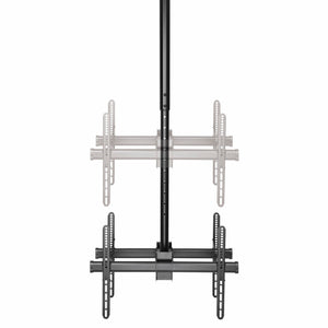 Dual TV Ceiling Mount Back to Back Heavy Duty Hanging Dual Screen Mount with Adjustable