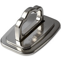 Laptop Cable Lock Anchor Large Deskmount Cable Anchor Adhesive Backing Silver