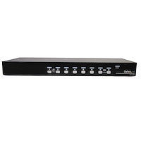 8 Port Rackmount USB VGA KVM Switch w/ Audio (Audio Cables Included)