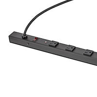 42U Server Rack PDU with 24 outlets Mounting Bracket Black