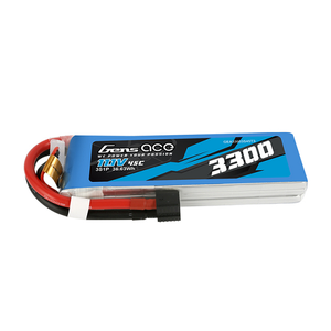 Gens Ace 3300mAh 3S1P 11.1V 45C Lipo Battery Pack With EC3 And Deans Adapter