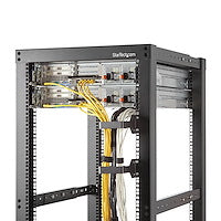 Multi-Directional Vertical Server Rack 2.4x3.9" Cable Management D-Ring Hook Vertical Steel