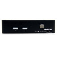 2 Port High Resolution USB DVI Dual Link KVM Switch with Audio a Single Console