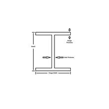 Wide Flange Solar Steel I Beams W10x19