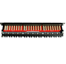 24 Port CAT6 1U Krone Type Patch Panel Shielded 042-377/S/24