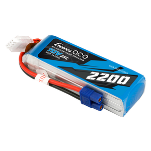 Gens Ace 2200mAh 3S1P 11.1V 25C Lipo Battery Pack With EC3 Plug For RC Plane