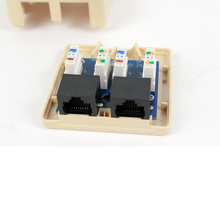 2-Port Surface Mount Box With CAT5E Jack (Pack of 50)