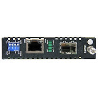 Gigabit Ethernet Fiber Media Converter Card Module with Open SFP Slot supports MSA-Compliant Single