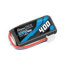 Gens Ace 400mAh 2S1P 7.4V 60C Lipo Battery Pack With JST-XHR Plug