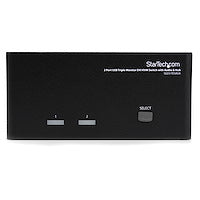 2 Port Triple Monitor DVI USB KVM Switch with Audio & USB 2.0 Hub
