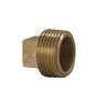 3/4” Bronze Square Head Cored Plug Fittings 44654