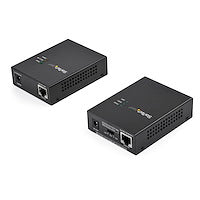 1 Port Gigabit PoE Injector & Splitter Kit 60W Over 100m 12-24V DC Splitter 802.3af/at/bt Compatible Midspan Single Port Ultra