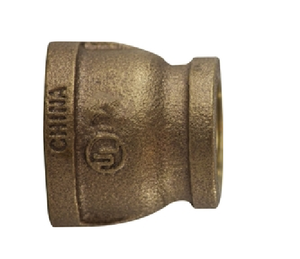 1 1/4" X 3/8” Red Brass Reducing Coupling Fittings 80119-2006