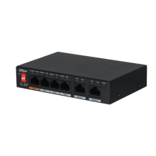 6 Port Unmanaged Desktop Switch 4 PoE Ports Fast Ethernet DAHUA TECH DH-PFS3006-4ET-60