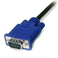 3" 1 Ultra Thin PS/2 Keyboard and Mouse Set Using a Single KVM Cable (6FT)