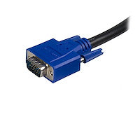6 ft 2" 1  VGA and USB Equipped Computers KVM Cable Using a Single Cable