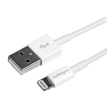 3' Apple 8-pin Slim Lightning to USB Apple MFi Certified Charging Cable White